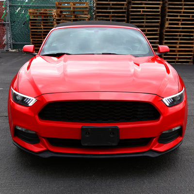 Spec-D 15-17 Ford Mustang Sequential Headlights HID-Type Matte Black