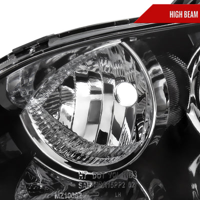 Spec-D 04-09 Mazda 3 4DR Projector Headlights Black MZ3044JM