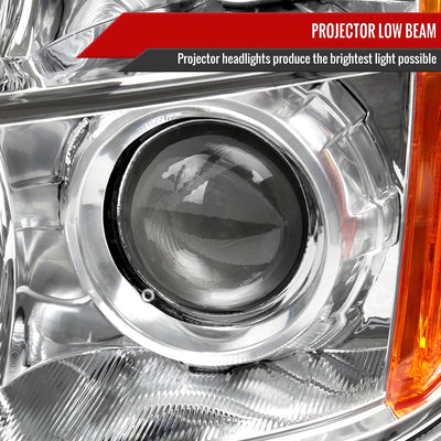 Spec-D 06-08 Honda Pilot Projector Headlights Chrome/Clear