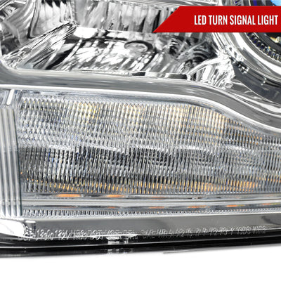 Spec-D 13-18 Ram 1500 2500 3500 Headlights LED Bar Chrome