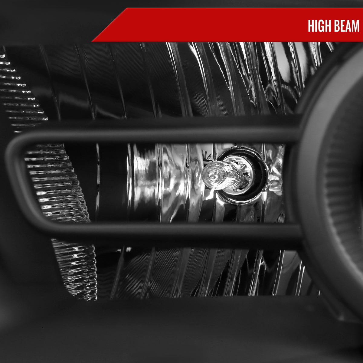 Spec-D 13-18 Ram 1500 2500 3500 SEQ Bar Projector Headlights Black