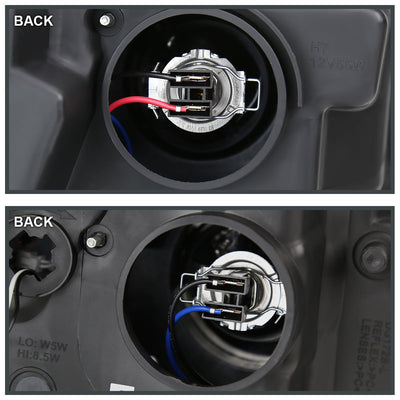 Spec-D 19-24 Ram 1500 SEQ LED Projector Headlights White Housing/Clear