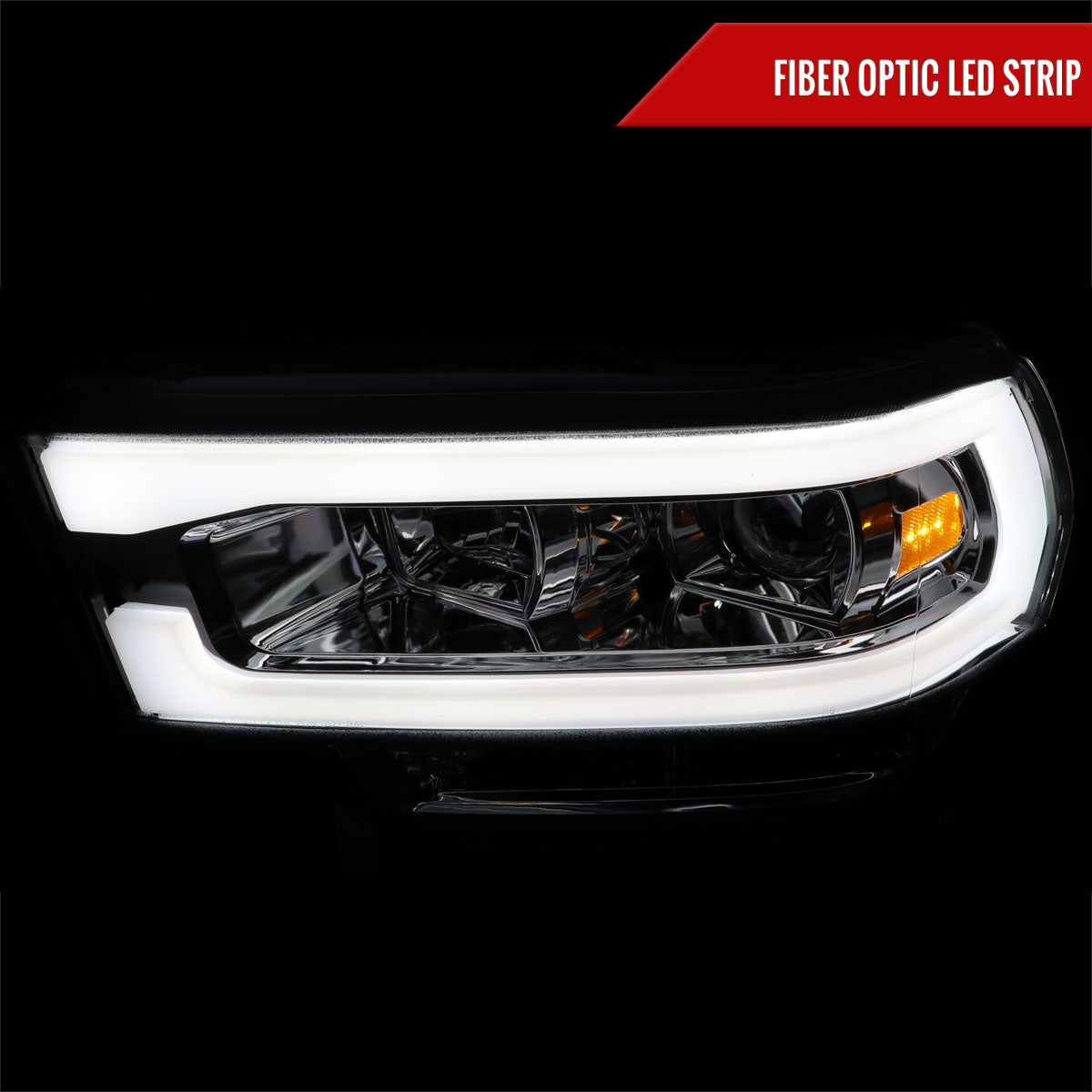 Spec-D 19-24 Ram 2500 3500 4500 5500 Tube Projector Headlights Chrome