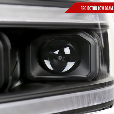 Spec-D 19-24 Ram 2500-5500 Headlights Switchback SEQ Matte Black