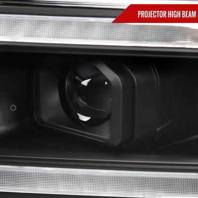 Spec-D 19-24 Ram 2500-5500 Headlights Switchback SEQ Matte Black
