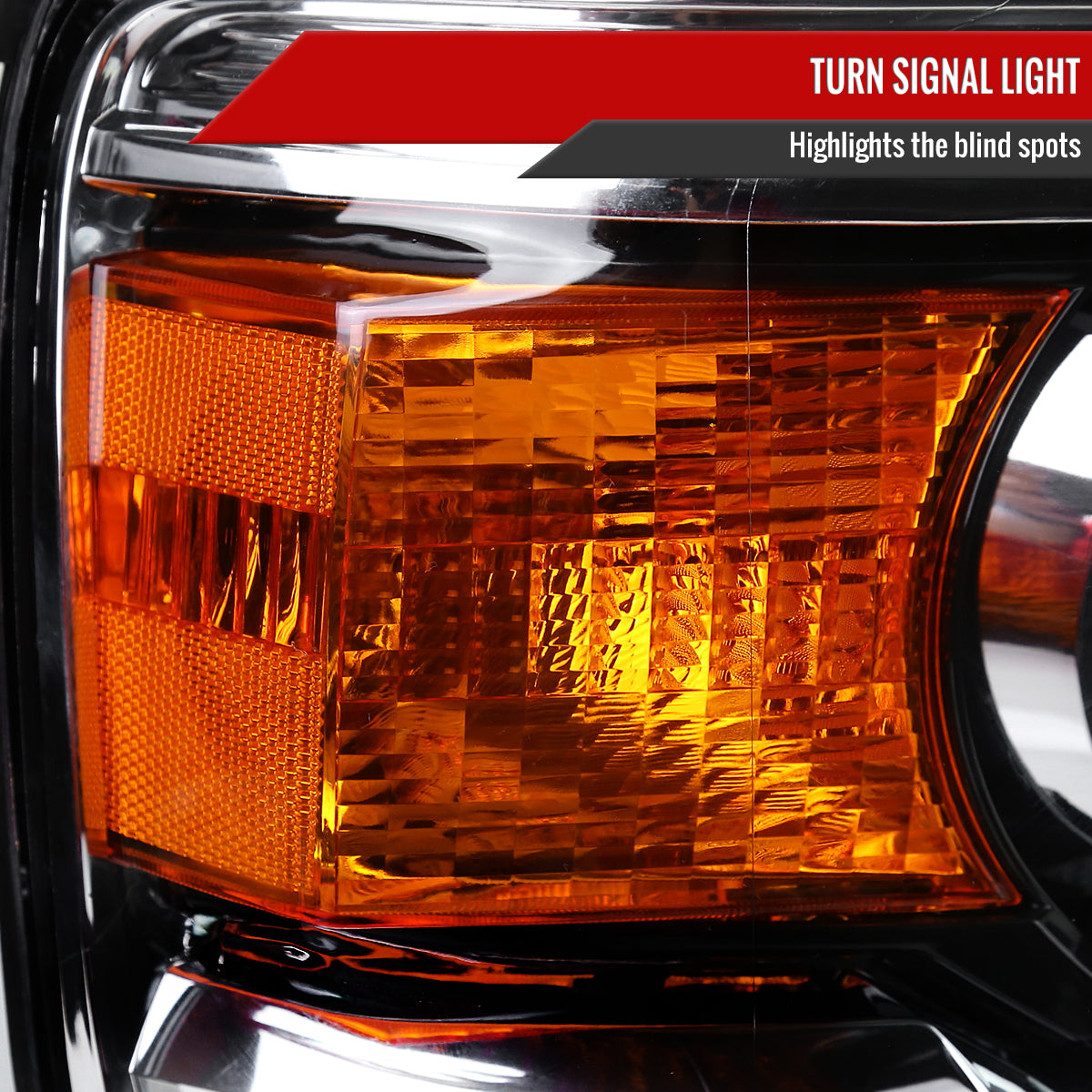 Spec-D 14-19 GMC Sierra Passenger Projector Chrome Replacement