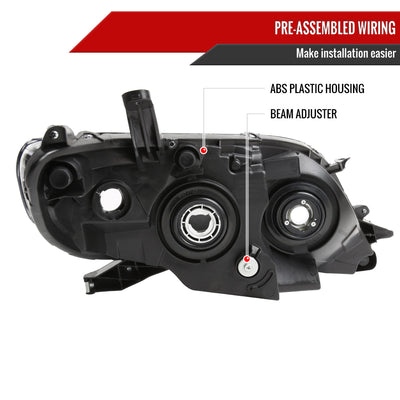 Spec-D 11-20 Toyota Sienna Driver Projector Chrome Replacement