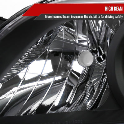 Spec-D 11-20 Toyota Sienna Projector Headlights Halogen Matte Black