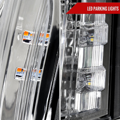Spec-D 10-16 Cadillac SRX Projector Headlights Chrome/Clear