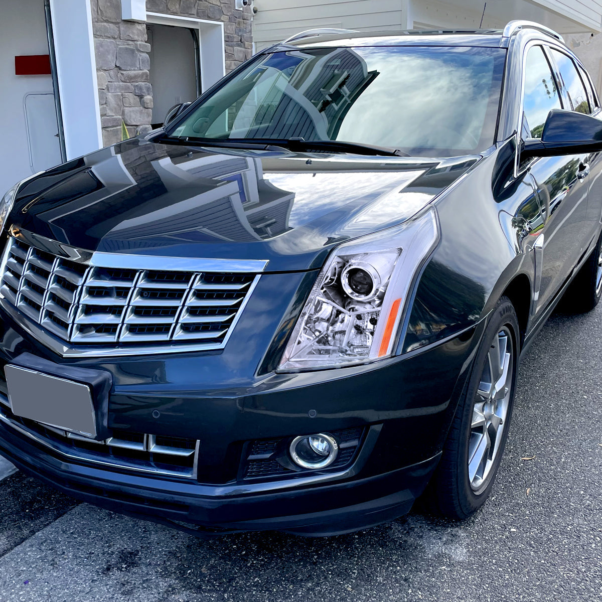 Spec-D 10-16 Cadillac SRX Sequential LED Headlights Chrome