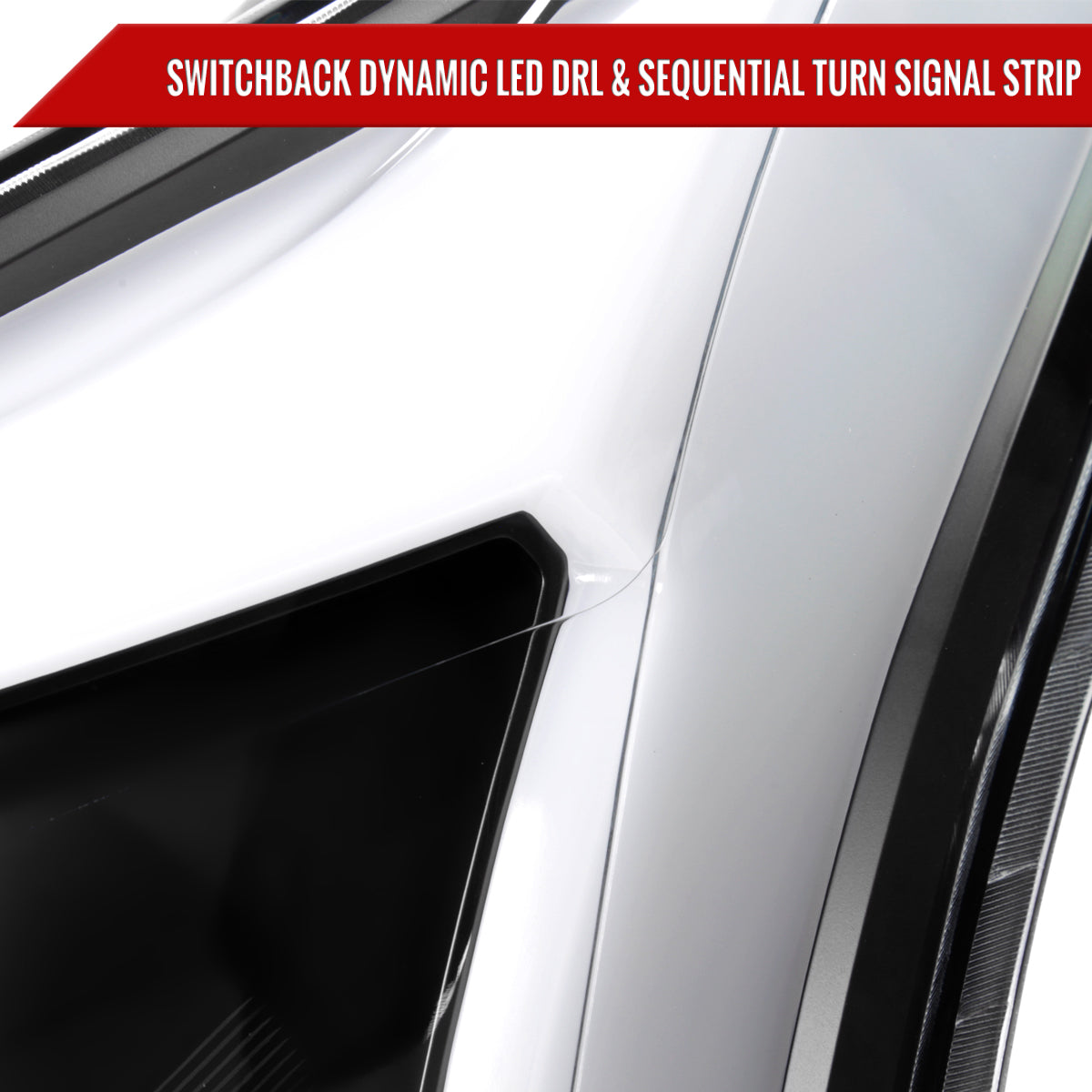 Spec-D 10-16 Cadillac SRX Projector Headlights Sequential Black