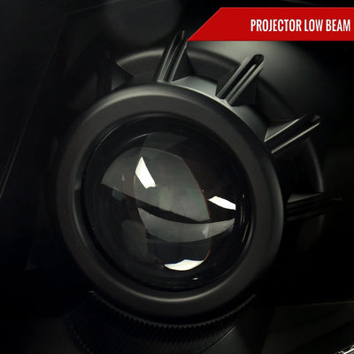 Spec-D 10-16 Cadillac SRX Projector Headlights Black/Smoked Lens