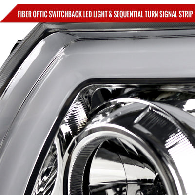 Spec-D 05-11 Tacoma Projector Headlights Sequential Signals Chrome