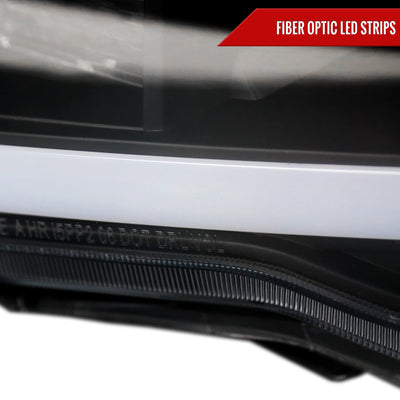 Spec-D 05-11 Toyota Tacoma LED Bar Projector Headlights Black/Clear