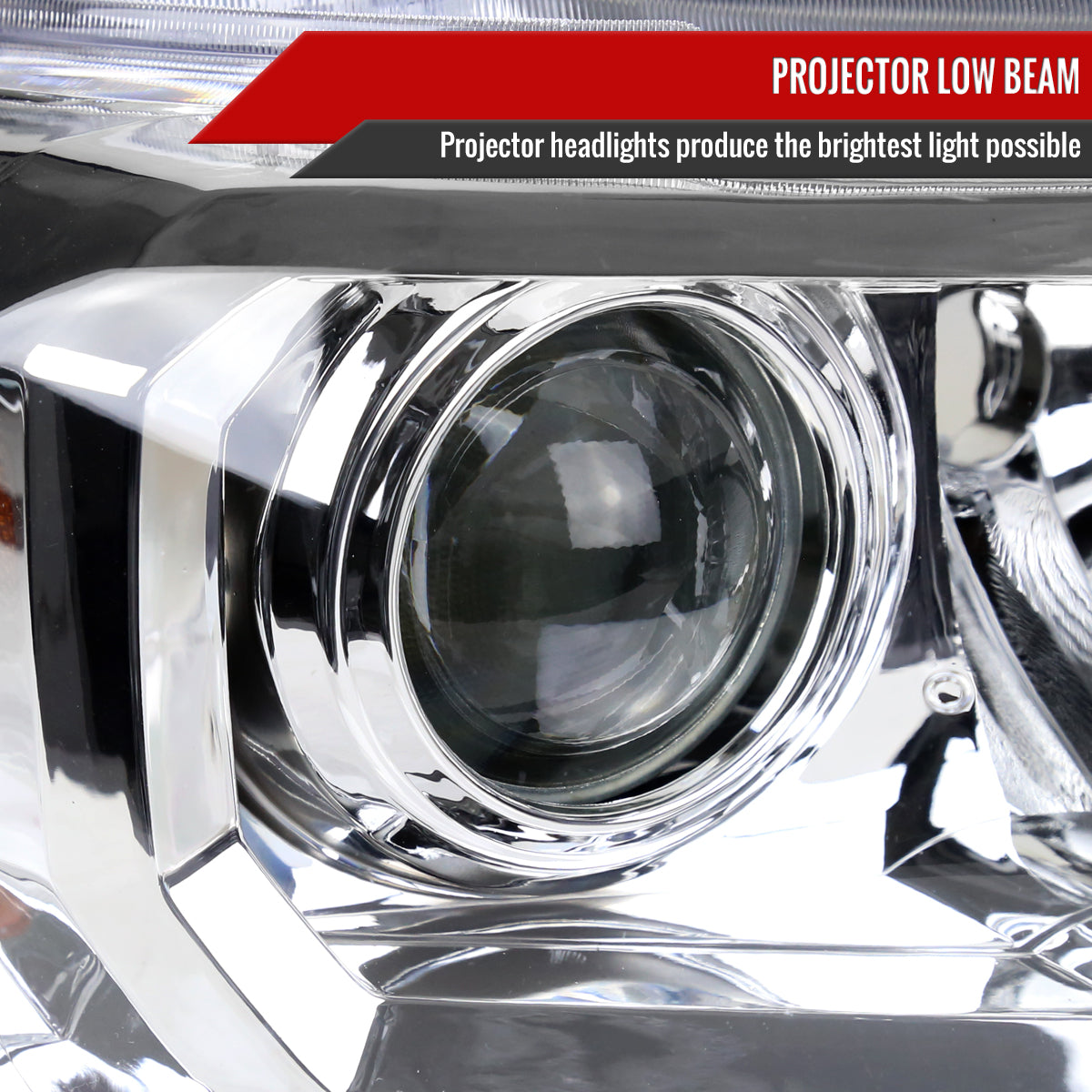 Spec-D 16-23 Toyota Tacoma Passenger Replacement Projector Headlight