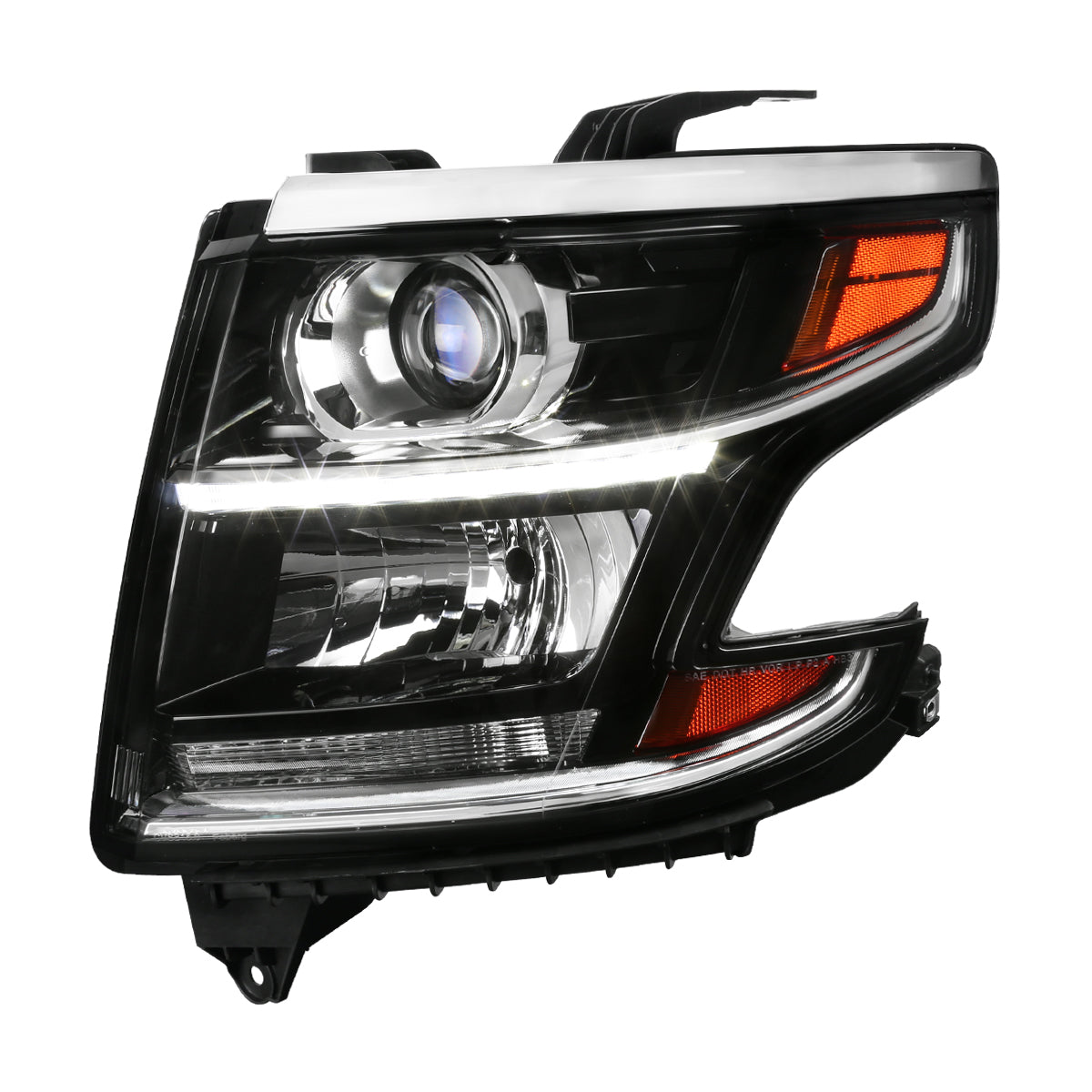 Spec-D 15-20 Tahoe/Suburban Driver Projector Black Replacement