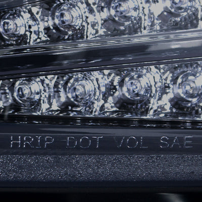 Spec-D 11-13 Scion tC Projector Headlights LED Bar Jet Black/Smoked