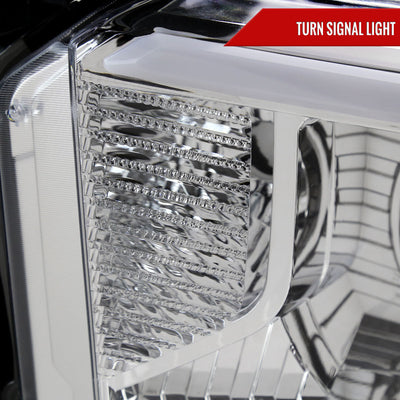 Spec-D 14-21 Toyota Tundra LED Projector Headlights Chrome