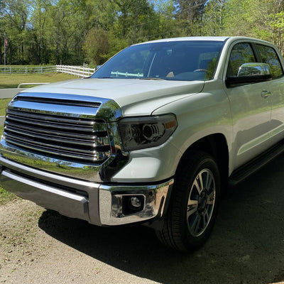 Spec-D 14-21 Tundra SEQ Bar Projector Headlights Chrome/Smoked