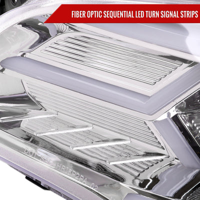 Spec-D 06-07 Impreza WRX STI Headlights Sequential Signals Chrome