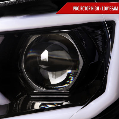 Spec-D 06-07 Subaru WRX STI Projector Headlights Jet Black.