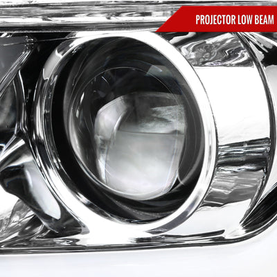 Spec-D 15-20 GMC Yukon/Yukon XL LED U-Bar Projector Headlights Chrome