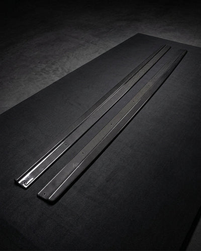 2013–2018 Audi RS6 C7 4G Avant Side Skirt Extensions – Carbon Fiber