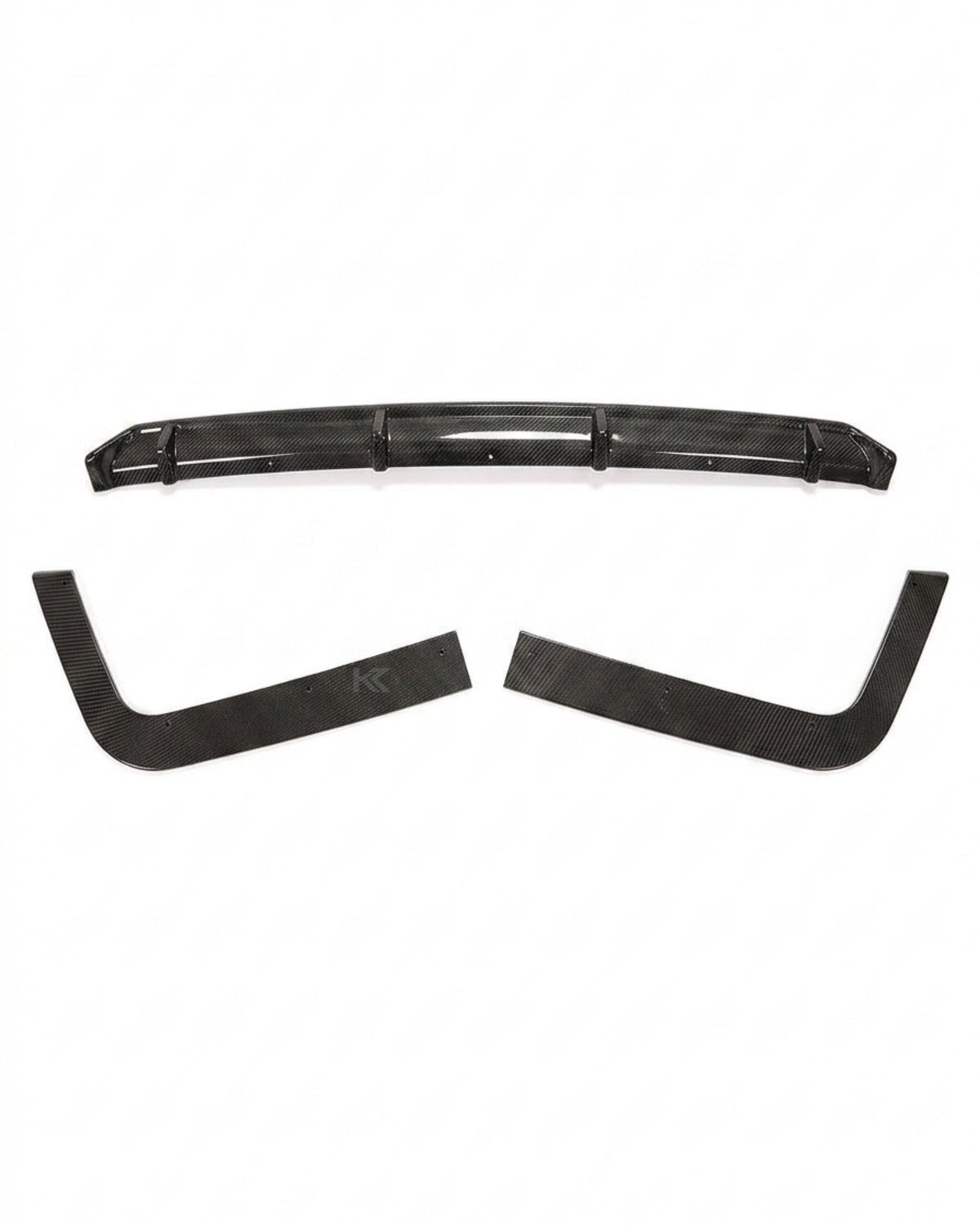 2015–2020 Volkswagen Transporter / Caravelle T6 Rear Bumper Lip Extension – Carbon Fiber