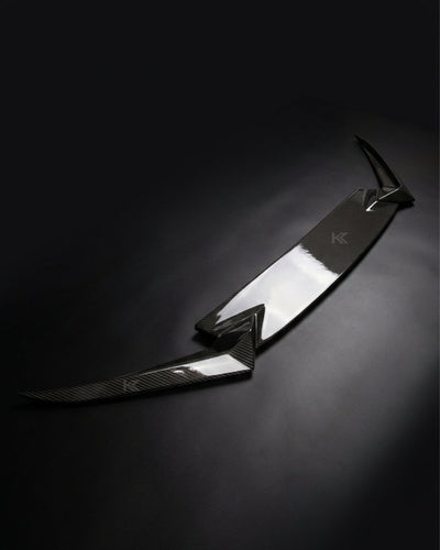 2010–2013 Volkswagen Golf R MK6 R20 Style 3-Piece Front Splitter Kit – Carbon Fiber