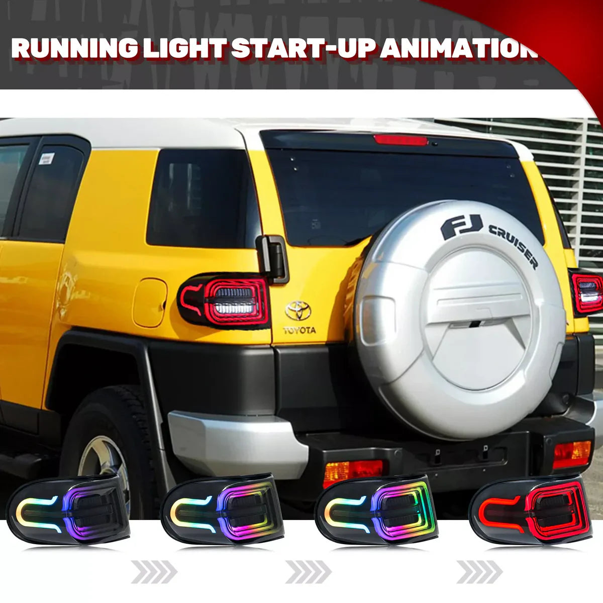 NTXGlow Tail Lights (2007-2020 Toyota Fj Cruiser)