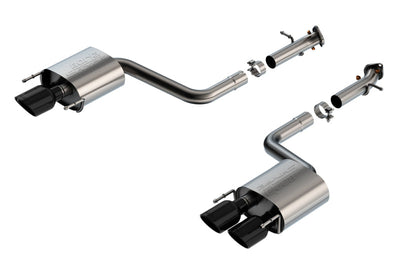 Borla 15-24 Lexus RC F Axle-Back Exhaust System S-Type - Black Chrome 11981BC