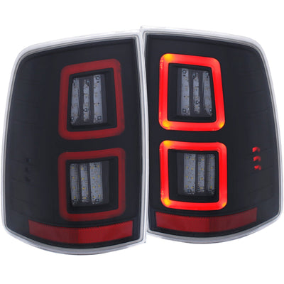 Anzo LED Black 13-17 Dodge Ram 1500/2500/3500 LED Taillights Black