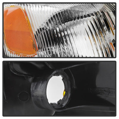 SPYDER xTune 97-99 Toyota Camry 4pc OEM Style Headlights w/Corner Lights - Chrome (HD-JH-TCAM97-SET-C) 9042843