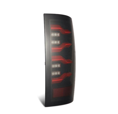 AlphaRex 09-18 Dodge RAM LUXX-Series LED Taillights Black Red w/Actv Light & SS 640002 *Discontinued