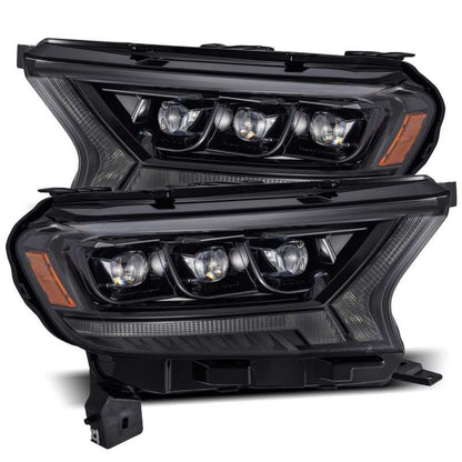 AlphaRex 19-22 Ford Ranger NOVA-Series LED Projector Headlights Alpha-Black