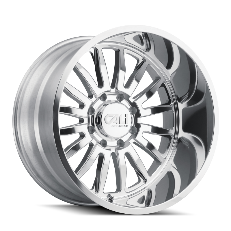 Cali Off-Road 9110 Summit 20x10 / 8x170 BP / -25mm Offset / 125.2mm Hub Polished Wheel 9110-2170P