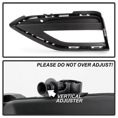 Spyder VW Jetta 19-20 OEM Style Fog Lights w/Universal Switch - Clear (FL-VJ2019-C) 5087164