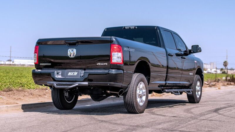 Borla 19-22 RAM 2500 6.4L V8 AT 2/4WD S-TYPE Cat Back Black Chrome Tips 140851BC