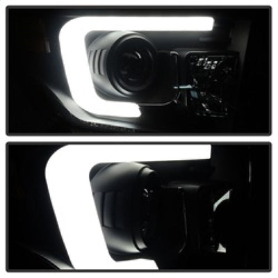 Spyder Toyota Tundra 2014-2016 Projector Headlights Light Bar DRL Black Smoke PRO-YD-TTU14-DRL-BSM 5080165