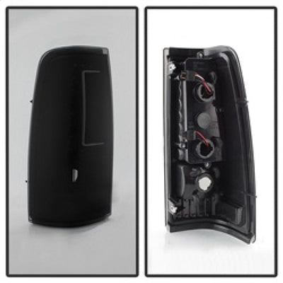 SPYDER xTune 99-02 Chevy Silverado 1500/2500/3500 V2 LED Tail Lights - Black Smoke (ALT-ON-CS99-G2-LED-BSM) 9038471