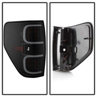 SPYDER xTune Ford F150 09-14 LED Tail Lights - Black ALT-ON-FF15009-LBLED-BK 5082169