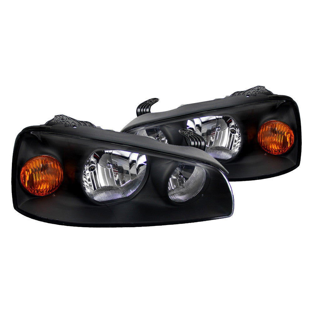 Spec-D 04-06 Hyundai Elantra Crystal Headlights Black