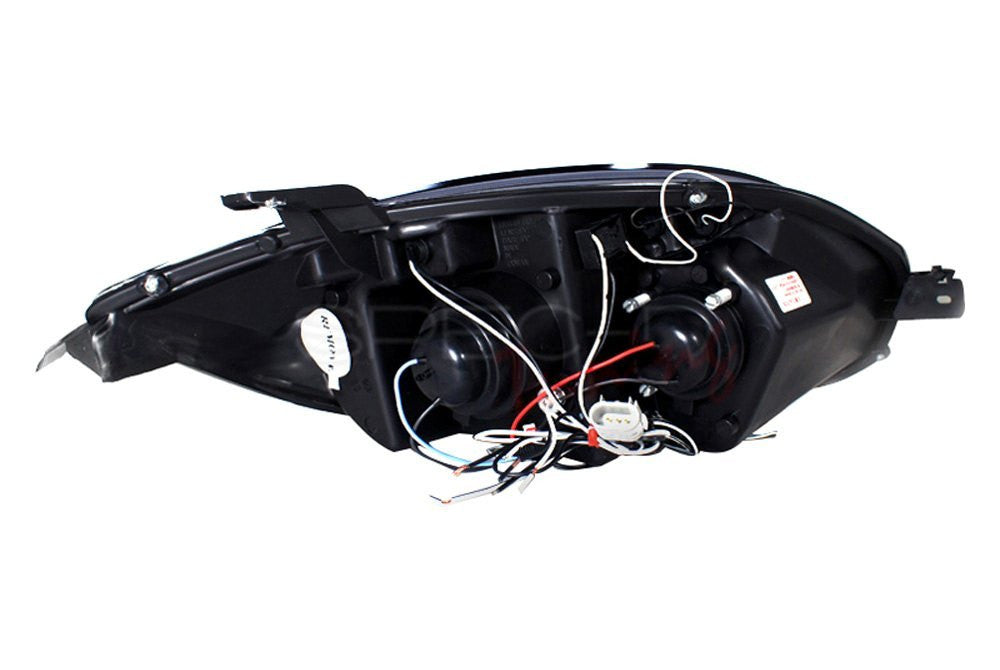 Spec-D 06-11 Mitsubishi Eclipse Headlights Dual Halo Projector Chrome
