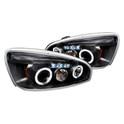 Spec-D 04-08 Chevy Malibu Halo Projector Headlights Black