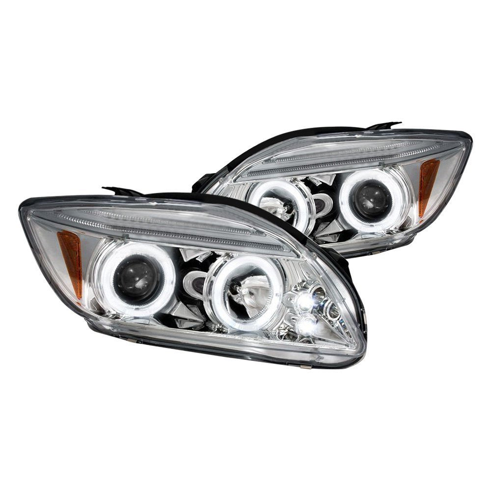 Spec-D 05-10 Scion tC Halo Projector Headlights Chrome