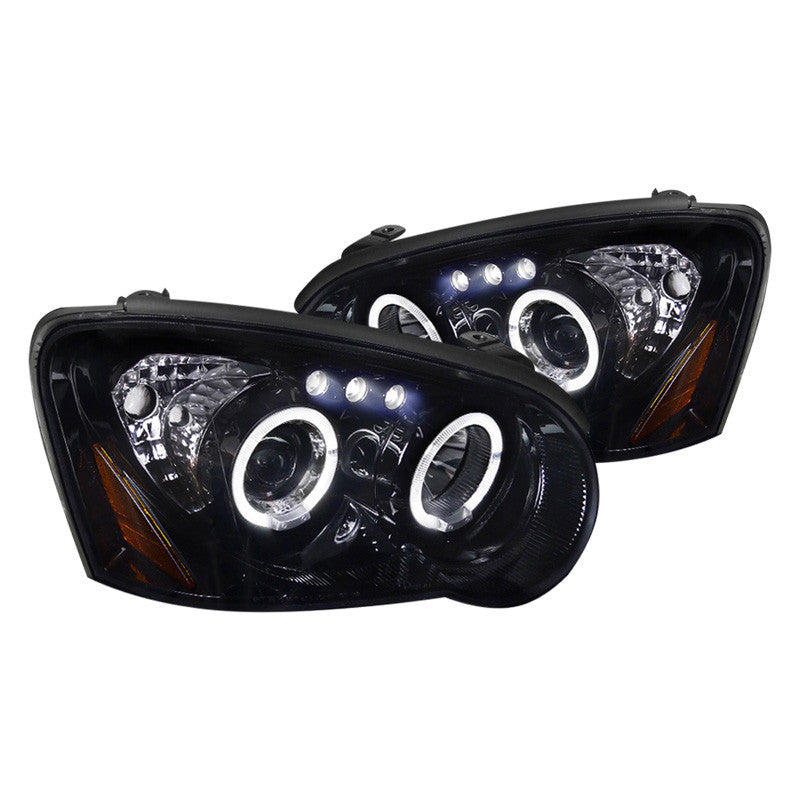 Spec-D 04-05 Subaru Impreza WRX/STI Projector Halo Headlights Black/Smoked