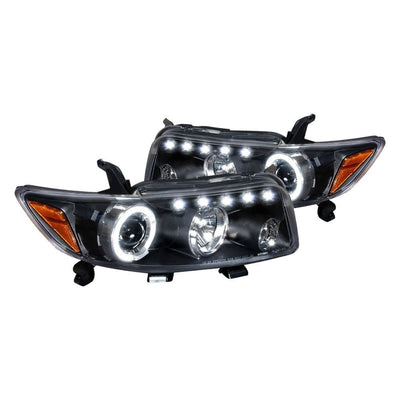 Spec-D 08-10 Scion xB Projector Halo Headlights Matte Black/Clear