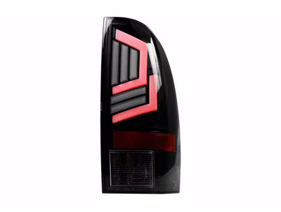 Winjet Toyota Tacoma 2005-15 Sequential Tail Lights - Black/Smoke
