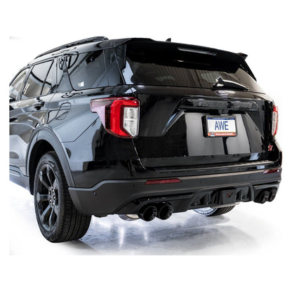 AWE Tuning 2020+ Ford Explorer ST Touring Edition Exhaust w/ Diamond Black Tips