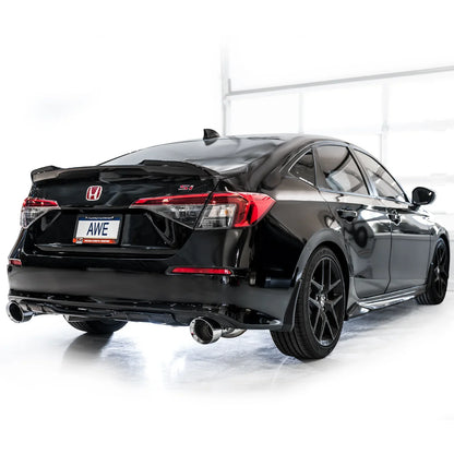 AWE Tuning 22+ Honda Civic Si/Acura Integra Touring Edition Catback Exhaust - Dual Chrome Silver Tip